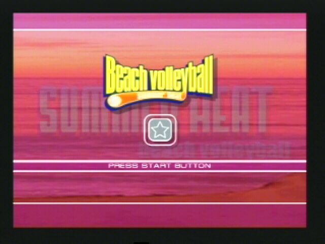 Summer Heat Beach Volleyball  title screen image #1 