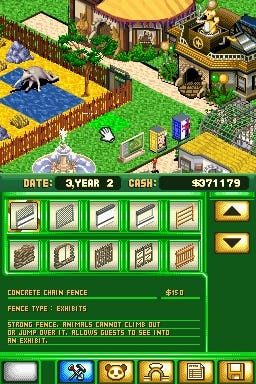Zoo Tycoon DS: Doubutuen wo Tukurou in-game screen image #2 