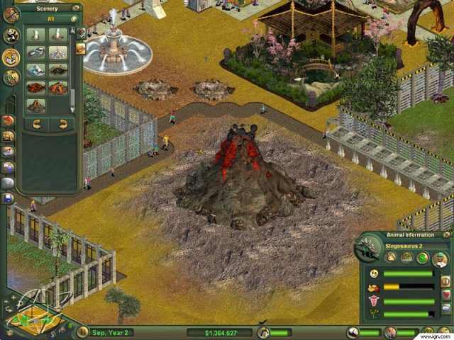 Zoo Tycoon: Dinosaur Digs in-game screen image #1 